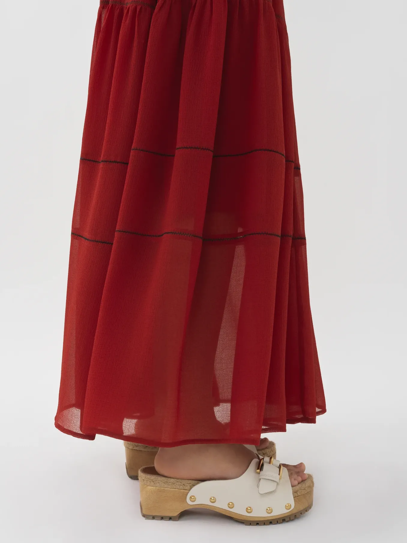 Women Chloé Tiered Maxi Dress