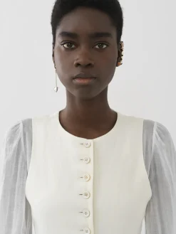 Women Chloé Waistcoat Mid-Length Dress