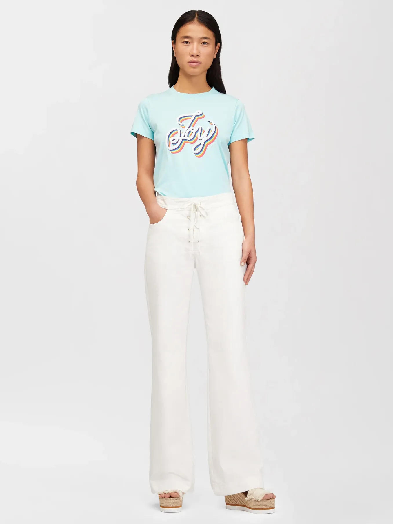 Women Chloé White Denim Pants