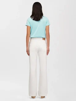 Women Chloé White Denim Pants