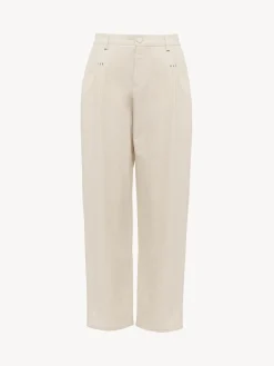 Women Chloé White Denim Pants