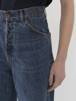 Women Chloé Wide Cropped Jeans