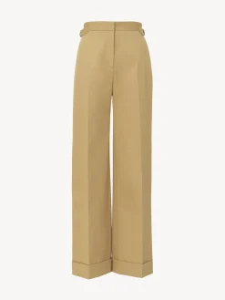 Women Chloé Wide Cuffed Trousers