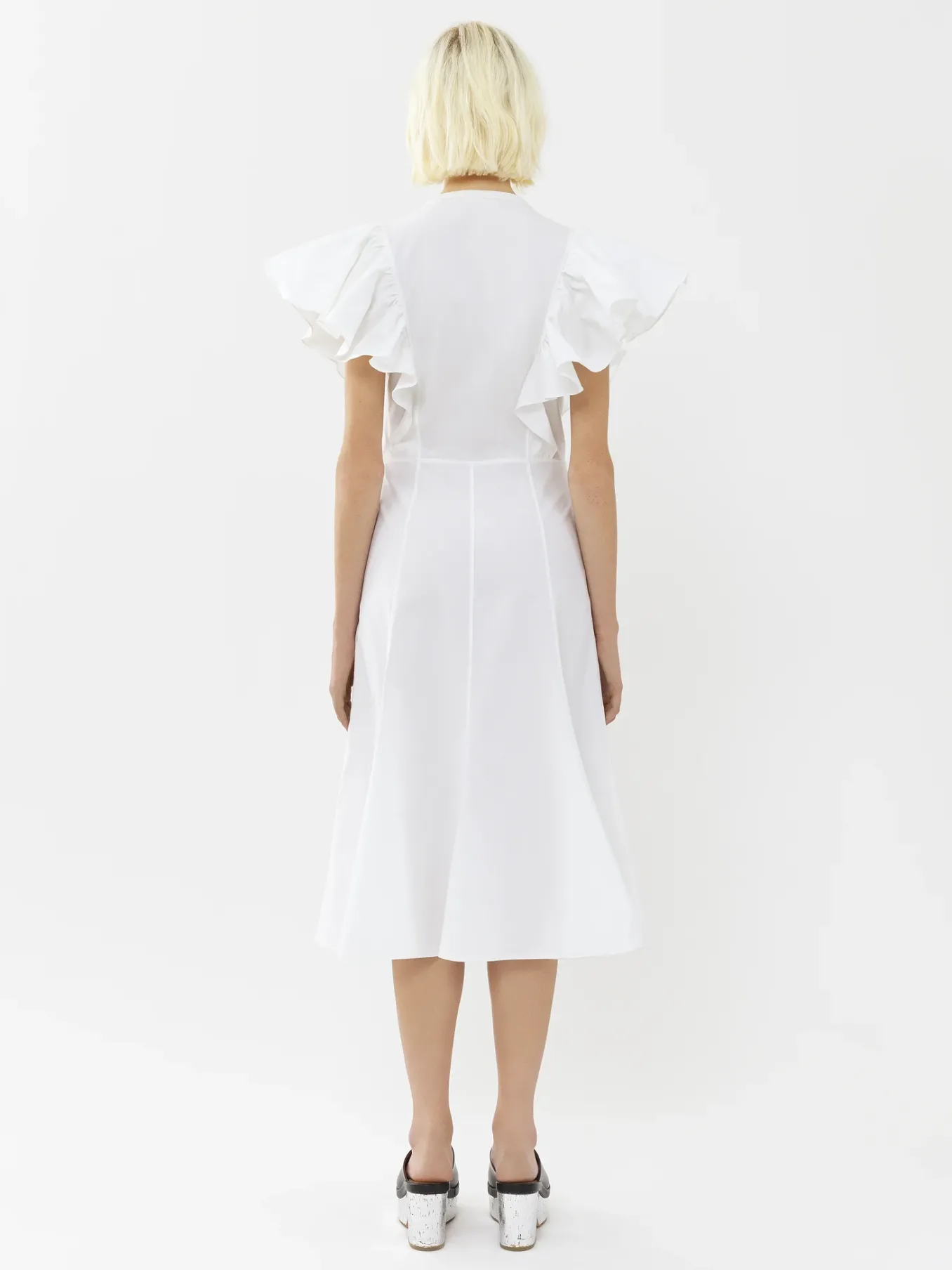 Women Chloé Wing-Sleeve Shirt Dress