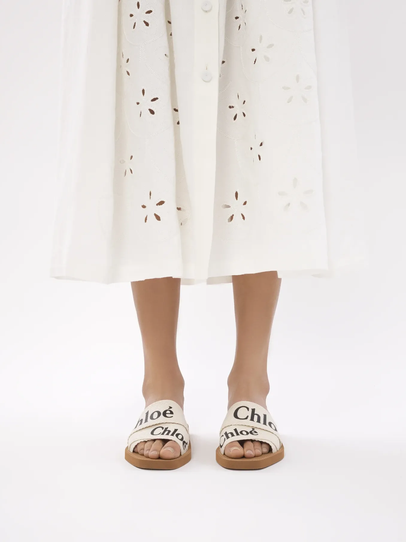 Women Chloé Woody Flat Mule
