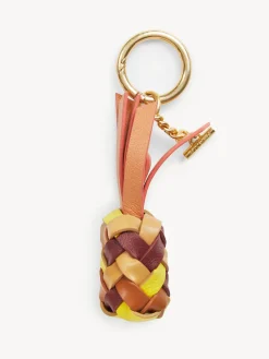 Women Chloé Woven Pineapple Key Ring