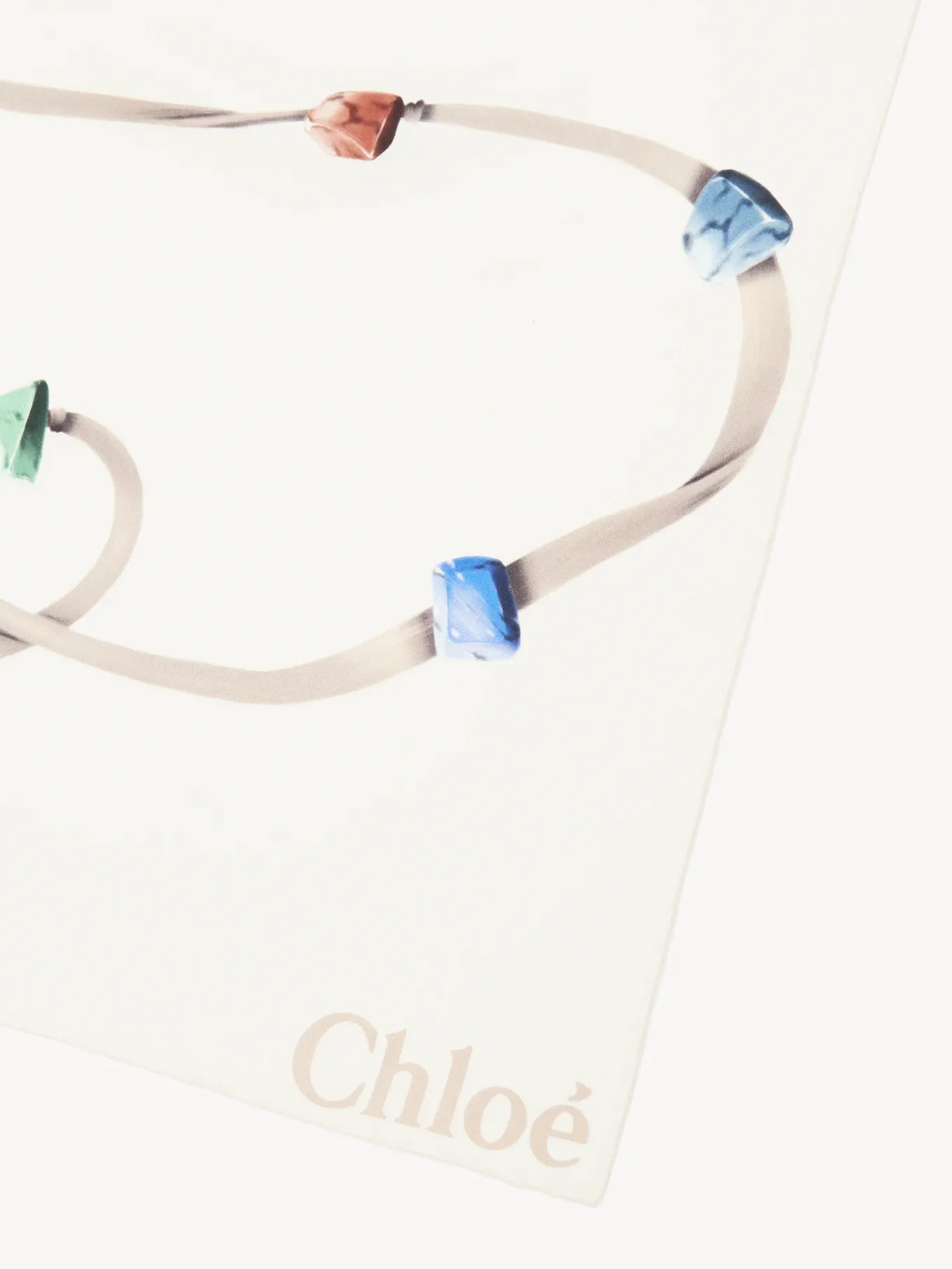 Women Chloé Zodiac Earth Printed Scarf