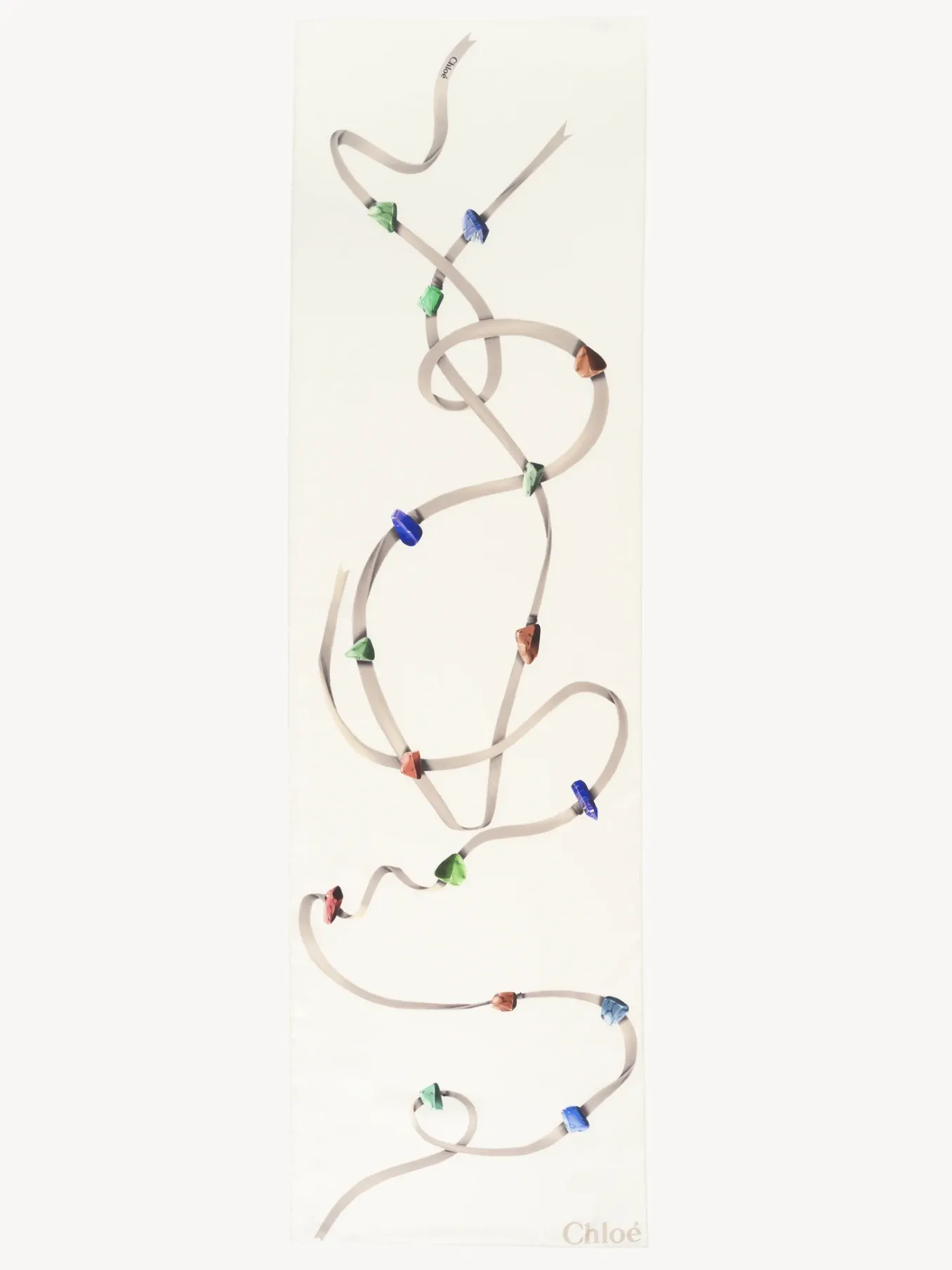 Women Chloé Zodiac Earth Printed Scarf