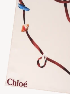 Women Chloé Zodiac Fire Printed Scarf