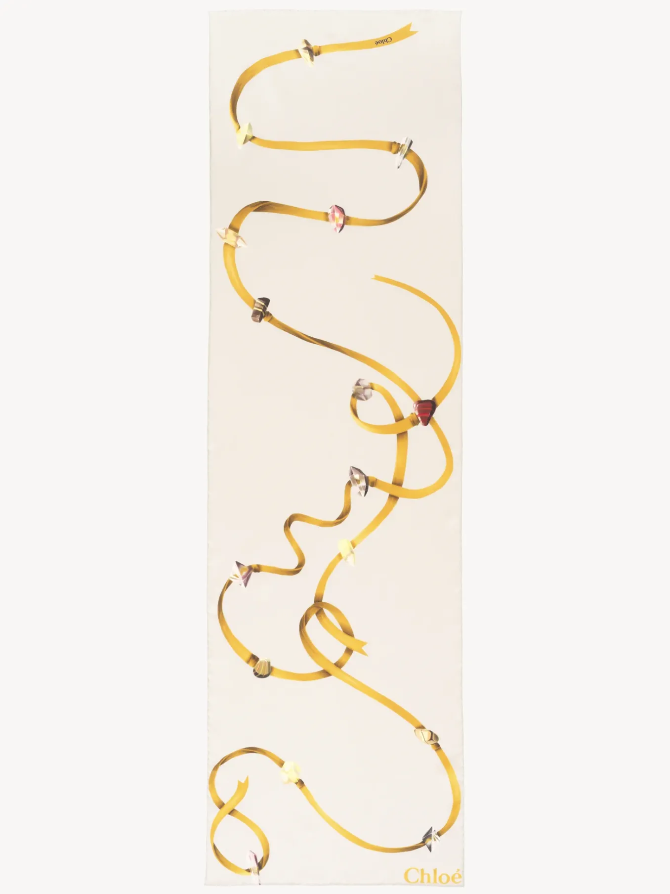 Women Chloé Zodiac Water Printed Scarf